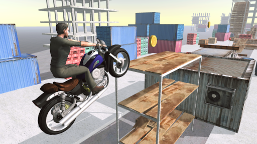 Biker Rider 3D - Gameplay image of android game