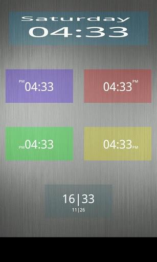 Nice Simple Clock (Widget) - Image screenshot of android app