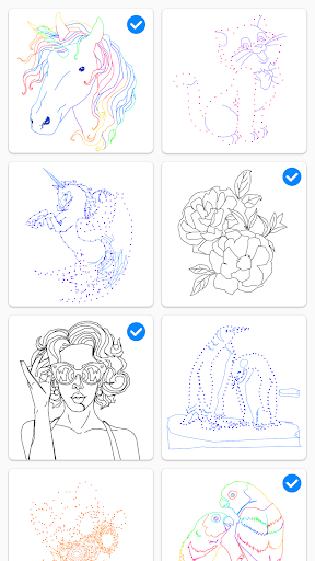 Dot to Dot to Coloring - Image screenshot of android app
