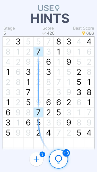 Number Match-Ten Pairs - Gameplay image of android game
