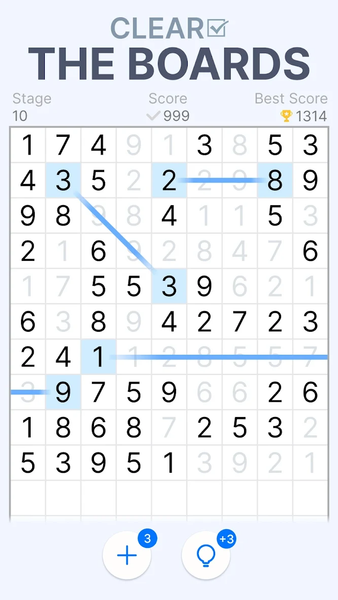 Number Match-Ten Pairs - Gameplay image of android game
