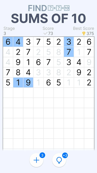 Number Match-Ten Pairs - Gameplay image of android game