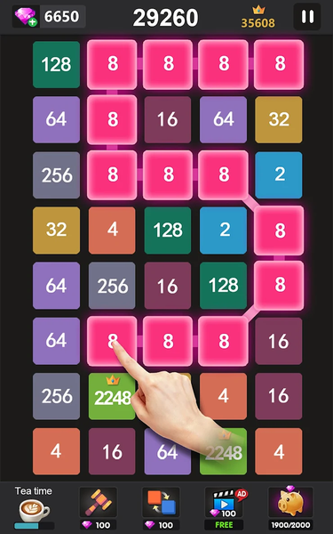 ۲۲۴۸ - ۲۰۴۸ puzzle games - عکس بازی موبایلی اندروید