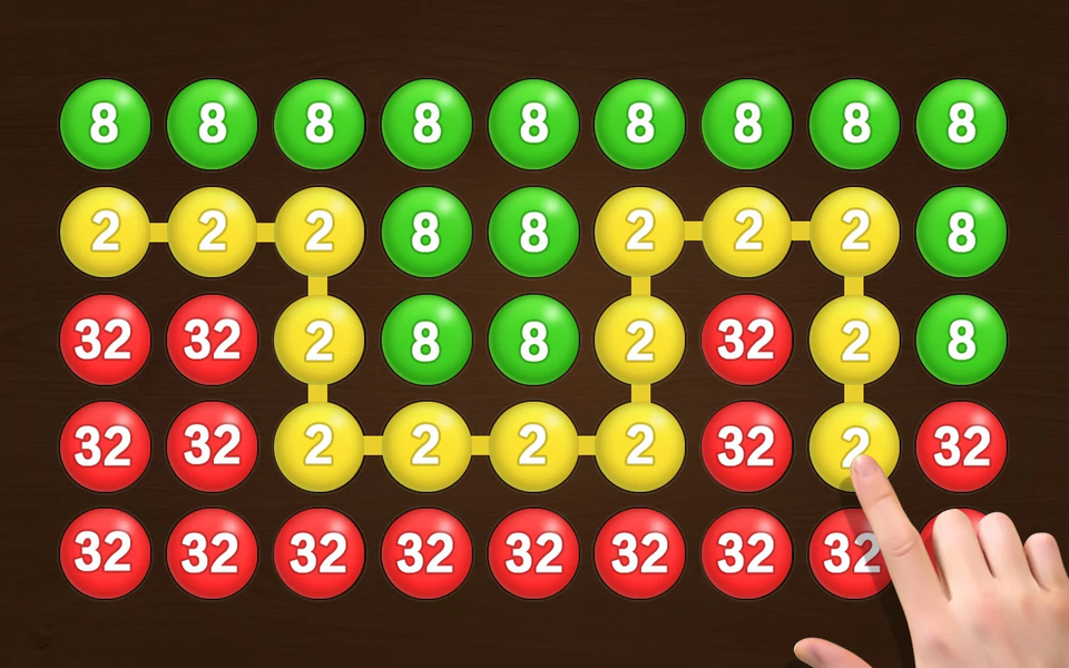 Bubble Pop - 2048 puzzle - Gameplay image of android game
