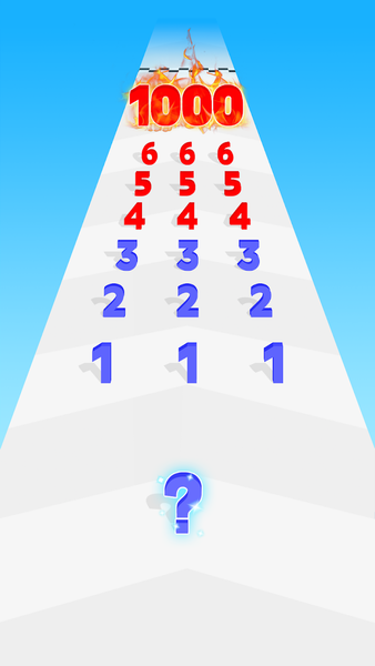 Number Merge: Run Master 3D - Gameplay image of android game