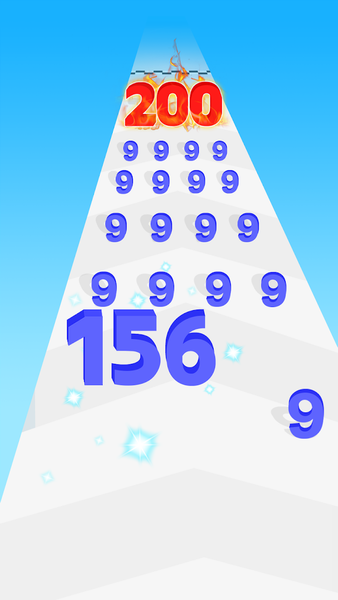Number Merge: Run Master 3D - Gameplay image of android game