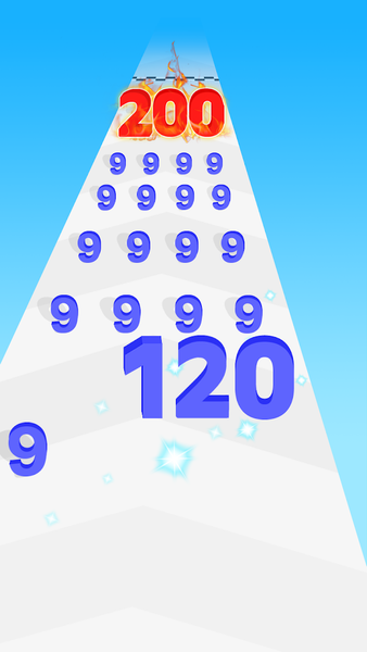 Number Merge: Run Master 3D - Gameplay image of android game