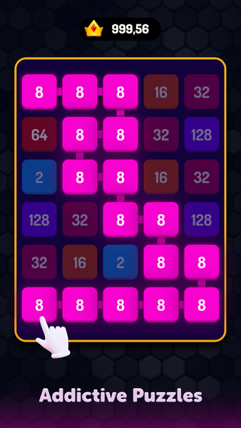 ۲۲۴۸ Numbers Merge: Two Square - عکس بازی موبایلی اندروید