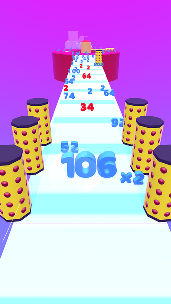 Merge & Drag Run Number Games - عکس بازی موبایلی اندروید