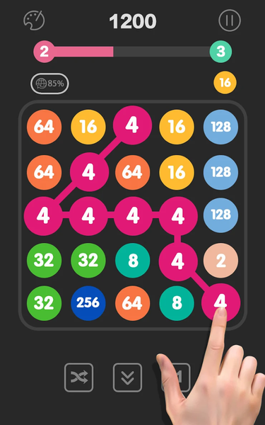 ۲۰۴۸ - Number Puzzle Games - عکس بازی موبایلی اندروید