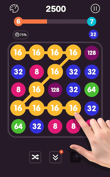 ۲۰۴۸ - Number Puzzle Games - عکس بازی موبایلی اندروید