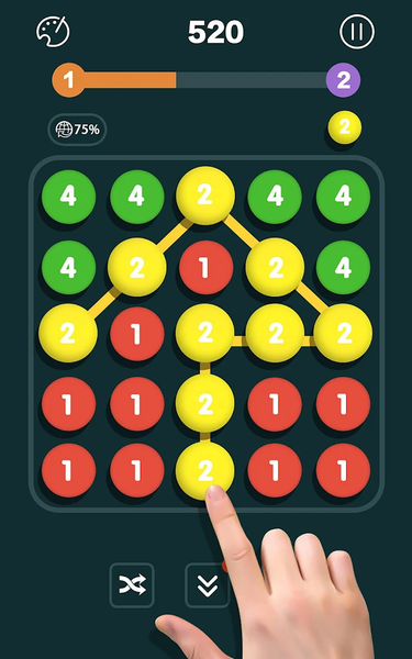 ۲۰۴۸ - Number Puzzle Games - عکس بازی موبایلی اندروید