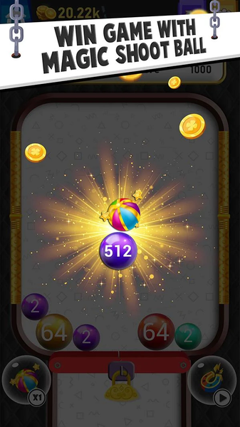 2048 Shoot 3D Balls - Number P - Gameplay image of android game