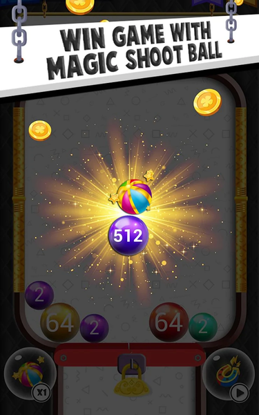 2048 Shoot 3D Balls - Number P - Gameplay image of android game