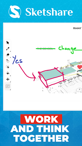 Sketshare - Collaborative Whit - عکس برنامه موبایلی اندروید