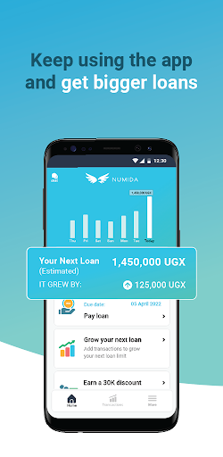 Numida - Business Loans - Image screenshot of android app