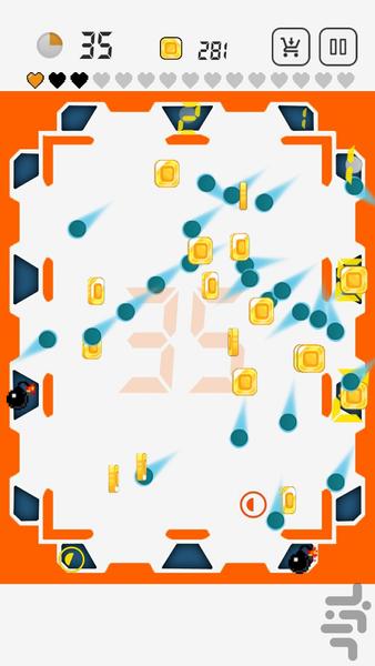 Get the balls - Gameplay image of android game
