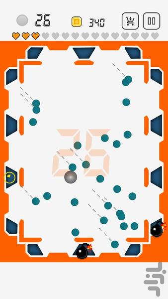 Get the balls - Gameplay image of android game