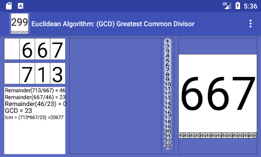 Euclidean Algorithm GCD - عکس برنامه موبایلی اندروید