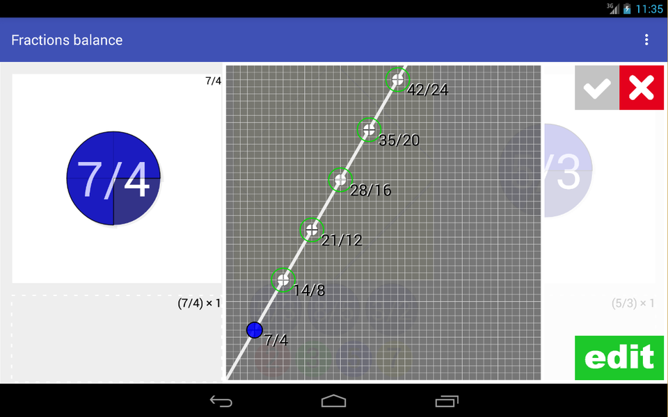 Fractions Balance - عکس برنامه موبایلی اندروید