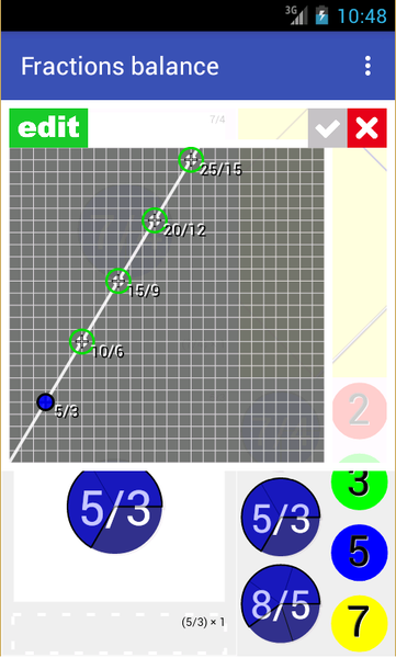 Fractions Balance - عکس برنامه موبایلی اندروید