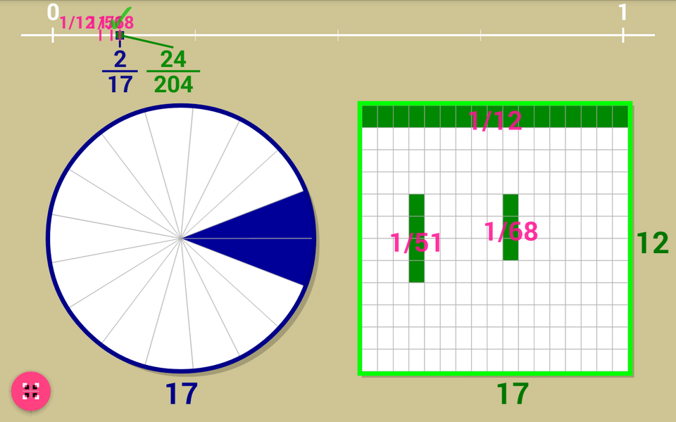 Proper Fractions - عکس برنامه موبایلی اندروید