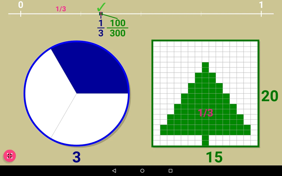 Proper Fractions - عکس برنامه موبایلی اندروید