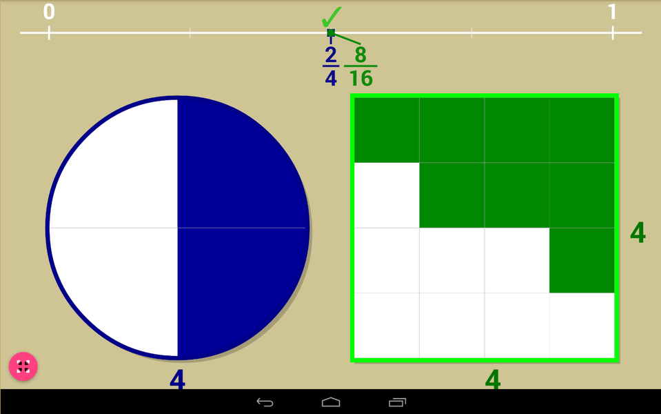 Proper Fractions - عکس برنامه موبایلی اندروید