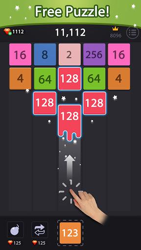Merge block - 2048 puzzle game - عکس بازی موبایلی اندروید