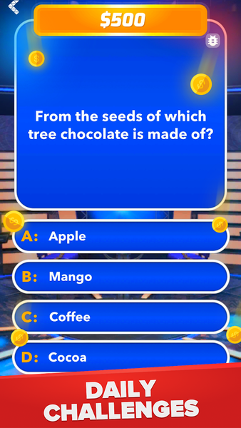 Millionaire - Quiz & Trivia - عکس بازی موبایلی اندروید