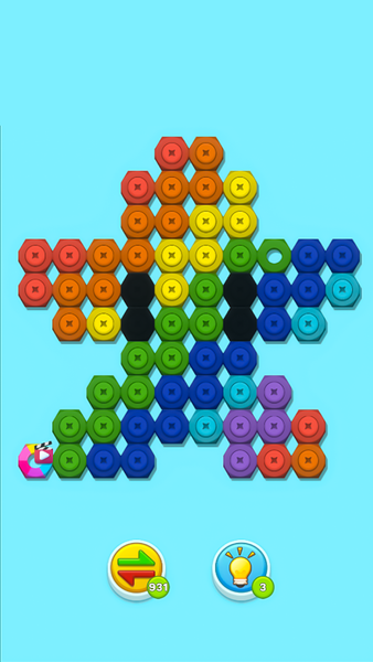 Nut n Bolt Sort: Color Puzzle - عکس بازی موبایلی اندروید