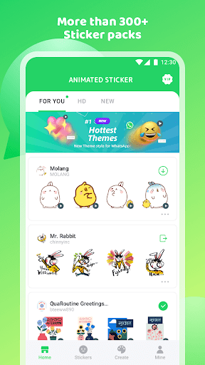 Animated Sticker Maker for WA - عکس برنامه موبایلی اندروید