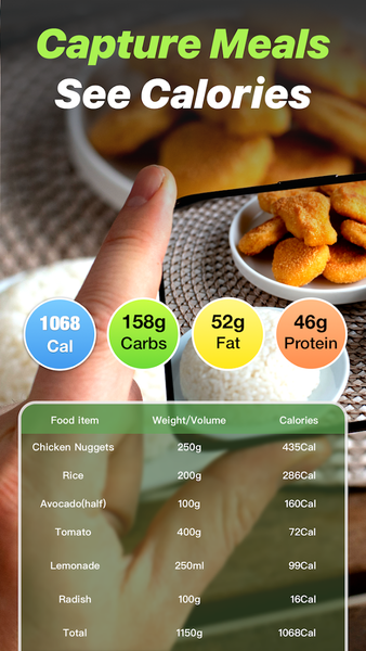 CaloScanAI - Calorie Counter - عکس برنامه موبایلی اندروید