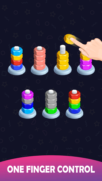Nuts & Bolts Puzzle Screw Sort - عکس بازی موبایلی اندروید