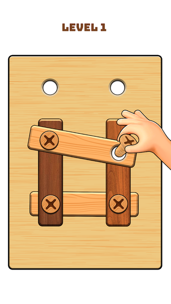 Nuts & Bolts Game: Wood Puzzle - عکس بازی موبایلی اندروید