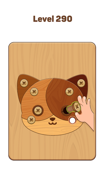 Wood Nuts & Bolts: Wood Puzzle - عکس بازی موبایلی اندروید