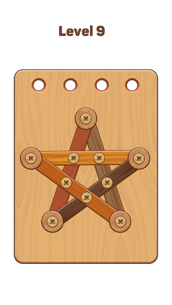 Wood Nuts & Bolts: Wood Puzzle - عکس بازی موبایلی اندروید