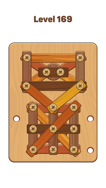 Wood Nuts & Bolts: Wood Puzzle - عکس بازی موبایلی اندروید