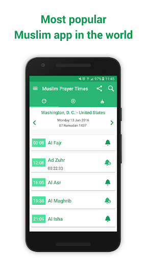 Muslim Quran Prayer Times - عکس برنامه موبایلی اندروید