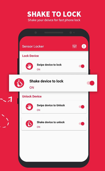 Sensor Locker - عکس برنامه موبایلی اندروید