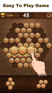 Wood Block Hexagon - عکس بازی موبایلی اندروید