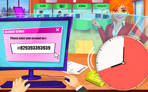 Bank Cashier and ATM Simulator - عکس بازی موبایلی اندروید