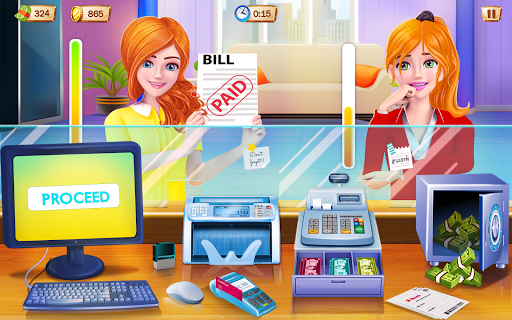 Bank Cashier and ATM Simulator - عکس بازی موبایلی اندروید