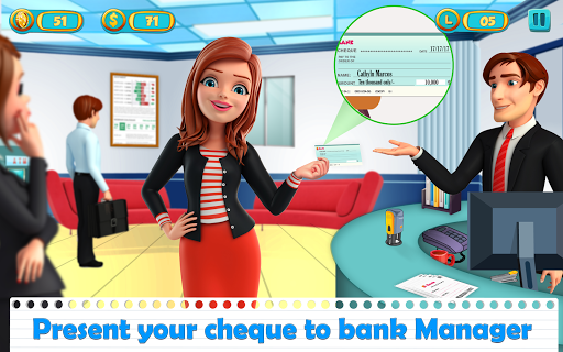Bank Manager & Cashier - Cashier Simulator Game - عکس بازی موبایلی اندروید