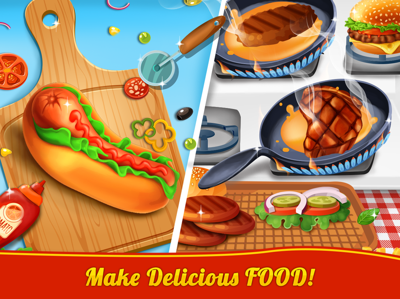Food Court  -Chef’s Restaurant - عکس بازی موبایلی اندروید