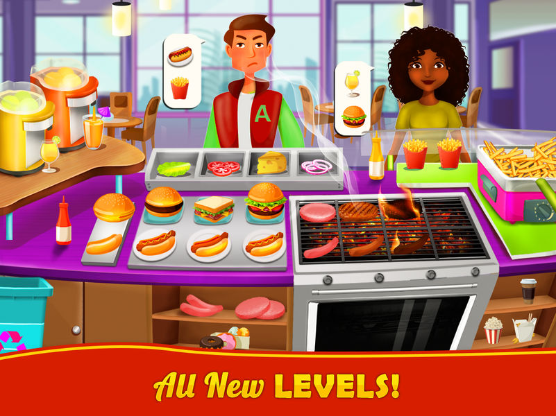 Food Court  -Chef’s Restaurant - Gameplay image of android game