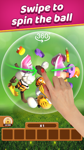 Match 3D Bubble - Image screenshot of android app