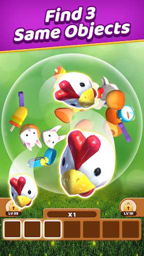 Match 3D Bubble - Image screenshot of android app