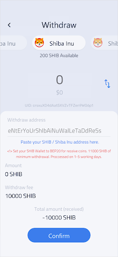 SHIBA Miner by NVS - عکس برنامه موبایلی اندروید