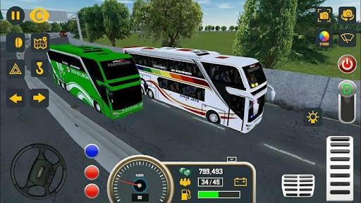 Bus Driving Passenger Bus Game - Gameplay image of android game